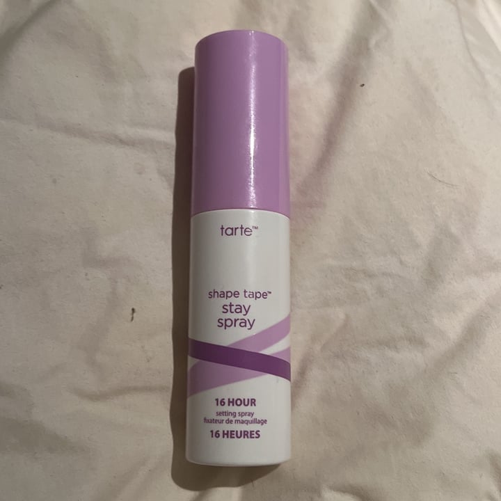 review photo of Tarte Cosmetics Shape Tape Stay Spray shared by @missmeaganlouise on 19 Oct 2022 - review