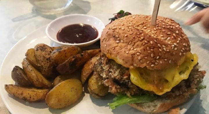 photo of Jah Jah By Le Tricycle Mushroom burger shared by @mmaustin on  31 Mar 2020 - review