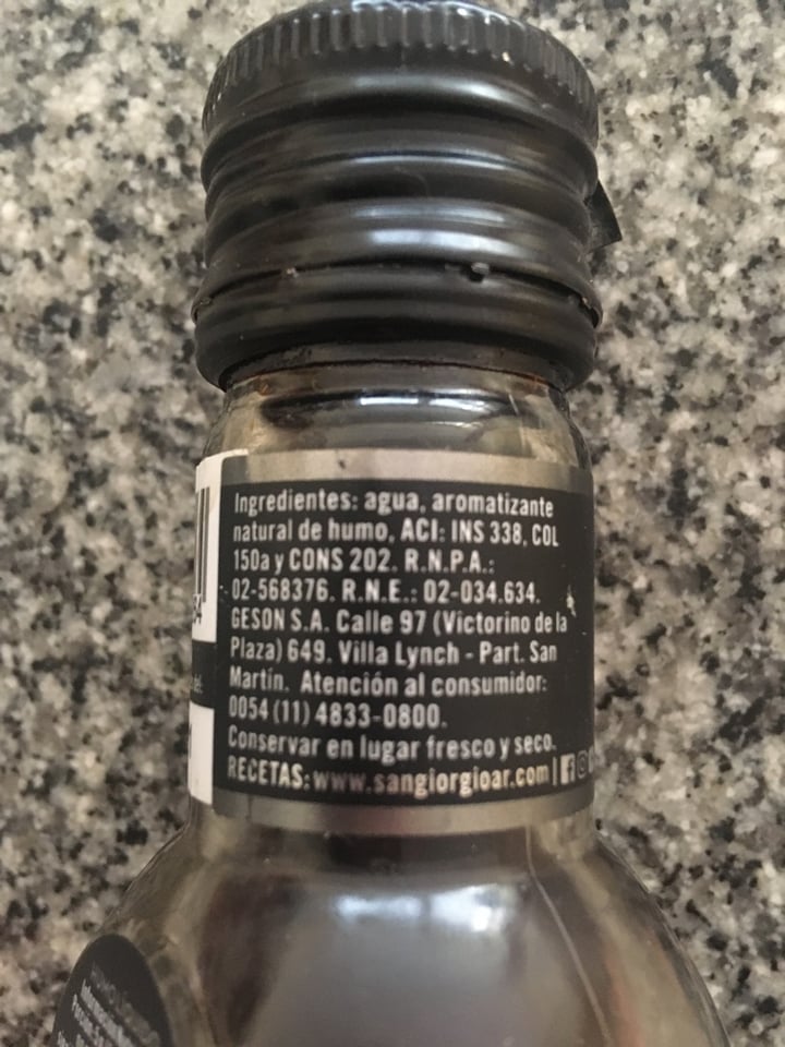 photo of San Giorgio Humo Líquido shared by @flore on  07 Apr 2020 - review