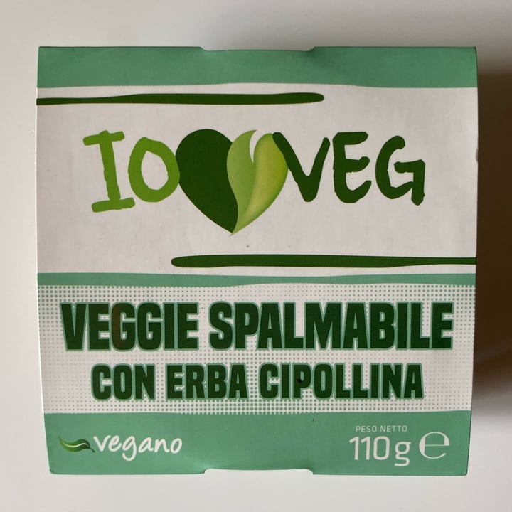 photo of ioVEG Formaggio Spalmabile Con Erba Cipollina shared by @vanillac on  15 Oct 2022 - review