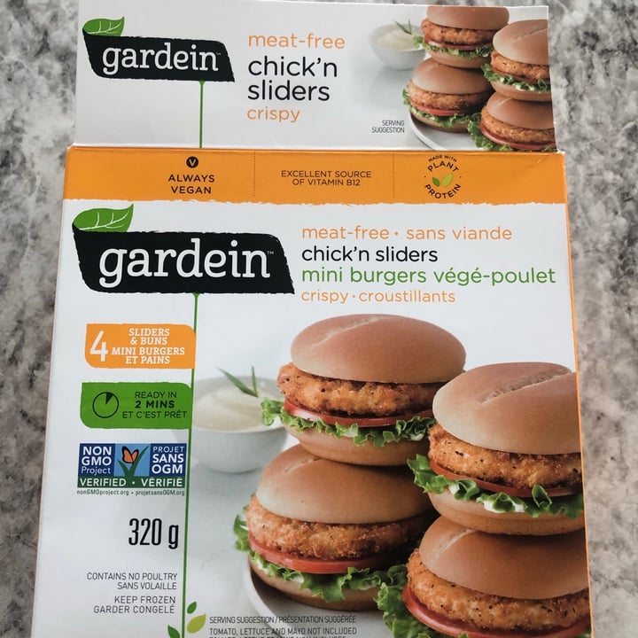 photo of Gardein Crispy Chick’n Sliders shared by @terrilee on  02 May 2020 - review