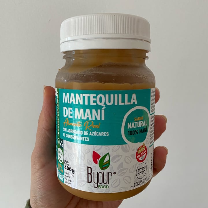 photo of Byourfood Mantequilla de maní shared by @-vanevegan- on  22 Jul 2022 - review