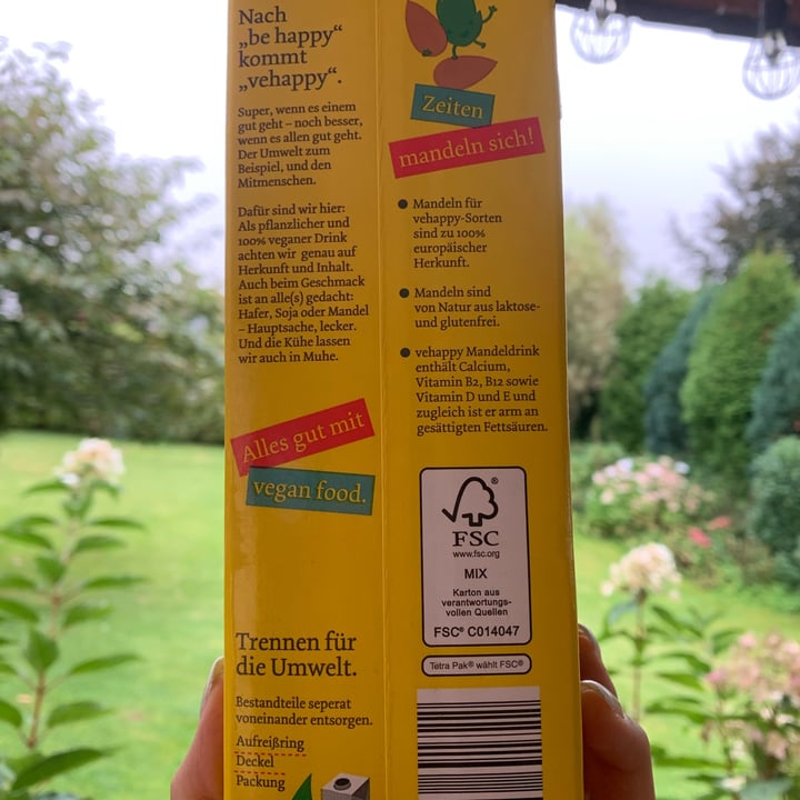 review photo of Ve Happy Mandel Drink ungesüßt shared by @veggiegoesvegan on 05 Oct 2021 - review