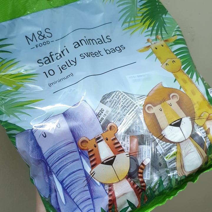 photo of Marks & Spencer Food (M&S) Safari Animal 10 Jelly Sweet Bags shared by @chrismemo on  24 Jul 2020 - review