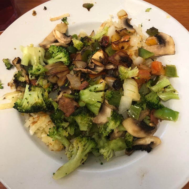 review photo of Sunny Side Cafe Veggies Over Hashbrowns shared by @sam1m1ller on 12 Jul 2020 - review