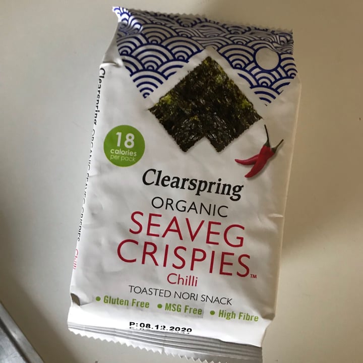 photo of Clearspring Seaveg Crispies Chilli shared by @faust on  27 Aug 2021 - review