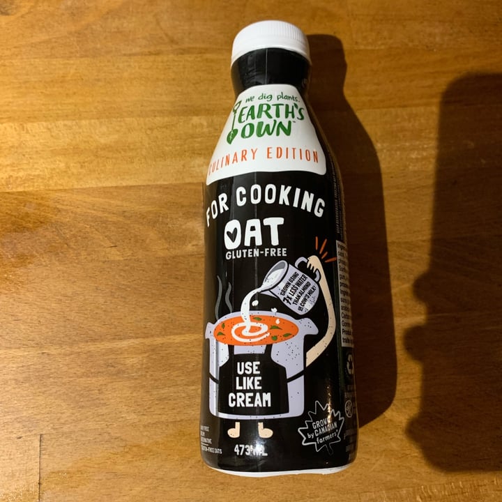 photo of Earth's Own Culinary Edition oat cream shared by @stefjet on  10 Dec 2021 - review