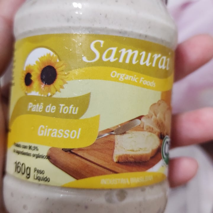review photo of Samurai Organic Foods Patê De Tofu Sabor Girassol shared by @ericadeemoraes on 07 Nov 2021 - review