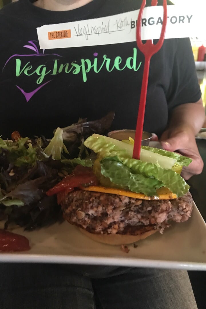 photo of Burgatory Veggie Burger - Custom Ceations shared by @veginspired on  14 May 2019 - review