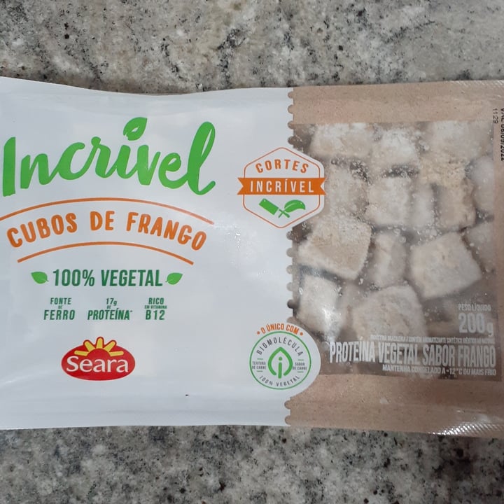 review photo of Incrível - Seara Cubos de frango shared by @dacanal on 25 Jul 2022 - review