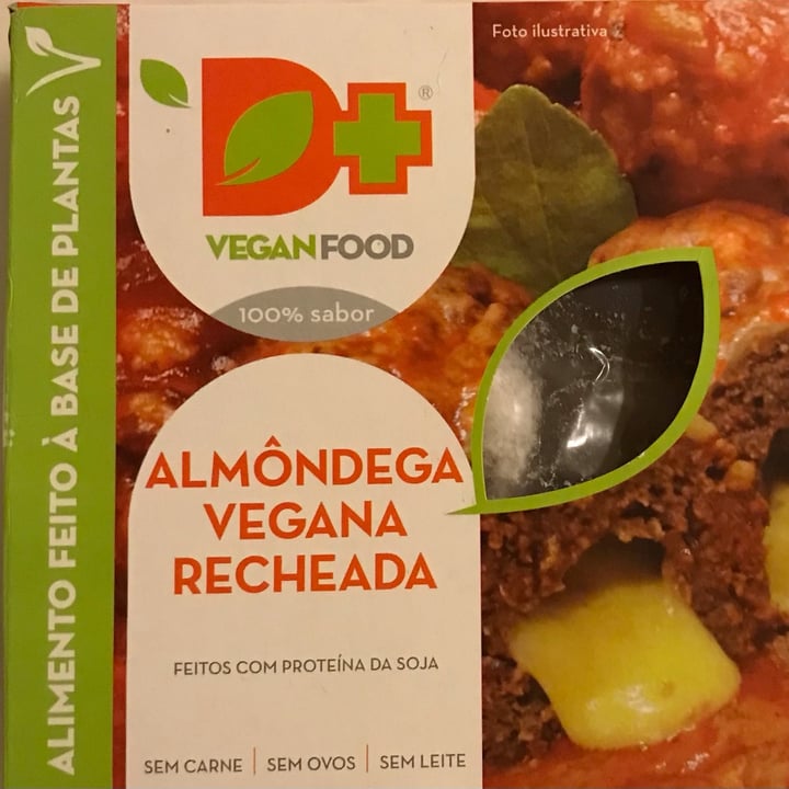 photo of D+ Vegan food Almôndega shared by @mirianbrasil1 on  12 May 2022 - review