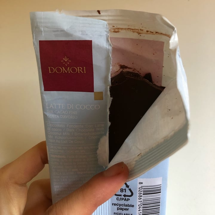 photo of Domori 56% Latte di cocco shared by @alienwa on  29 Dec 2021 - review