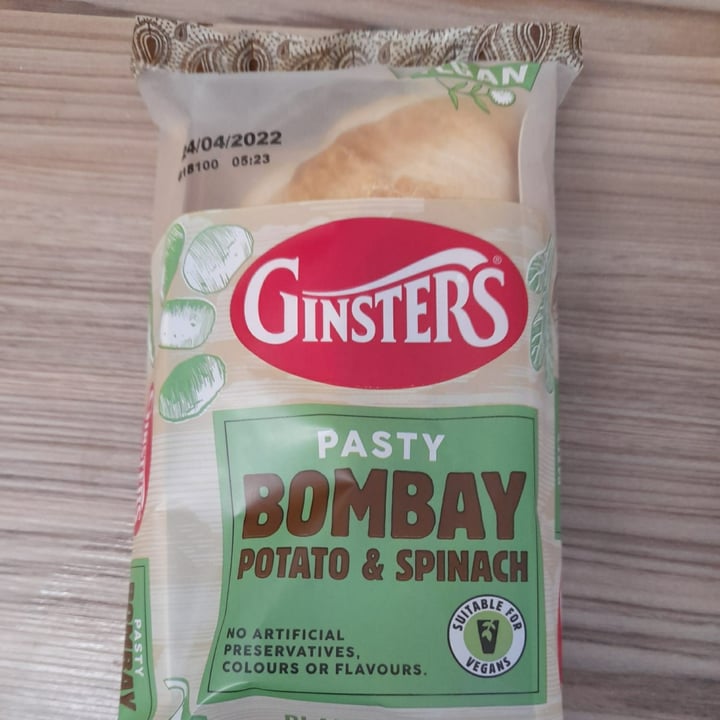 photo of Ginsters Bombay Potato & Spinach Pasty shared by @timea on  20 May 2022 - review