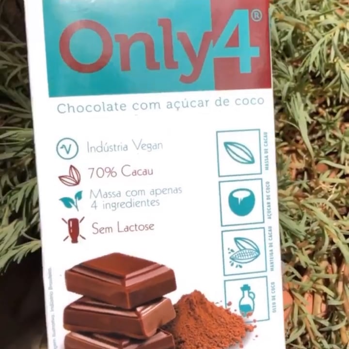 review photo of Only4 Chocolate com açucar de coco - Nibs shared by @giovanazupiroli on 04 Dec 2021 - review