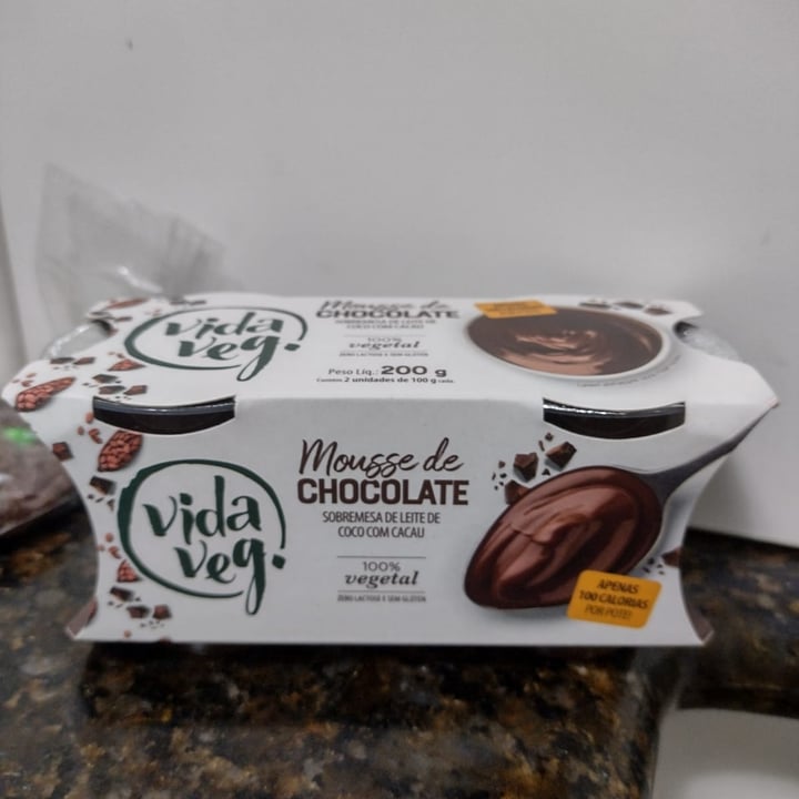 review photo of Vida Veg Mousse de Chocolate shared by @micheletrevisan on 21 Jun 2022 - review