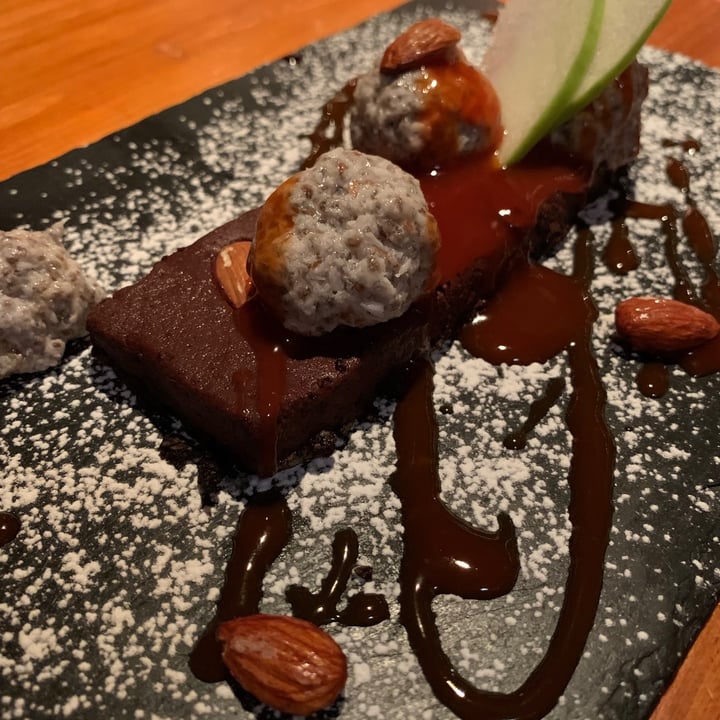 review photo of El Mallín Tarta ganache shared by @recettasveganas on 17 Aug 2021 - review