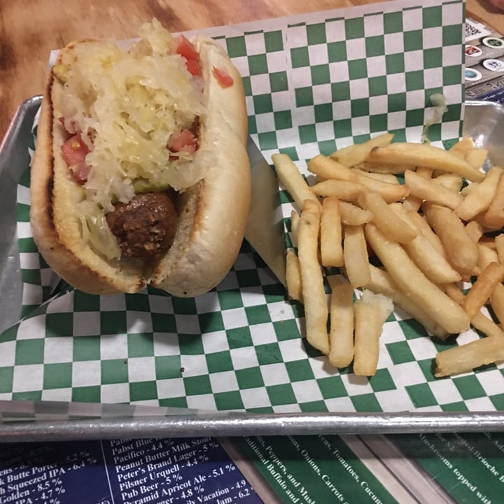 review photo of Ice Haus Build Your Own Vegan Brat shared by @dlyubner on 12 Aug 2020 - review