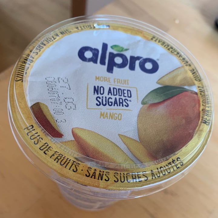 photo of Alpro Mango Yogurt (No Added Sugars) shared by @angelicarrot on  29 Mar 2022 - review