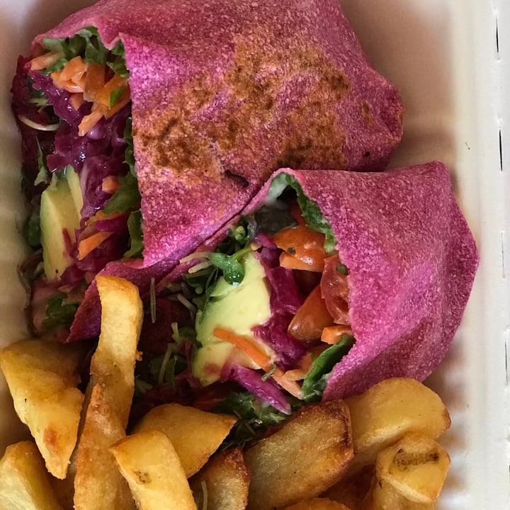 review photo of Blended Health Cafe & Catering The Rainbow Wrap shared by @hannahaltmann on 11 Jul 2021 - review