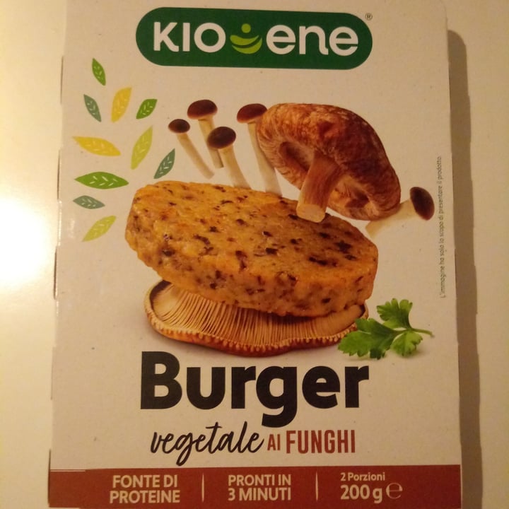 photo of Kioene Burger vegetale ai funghi shared by @airinp on  16 Apr 2022 - review