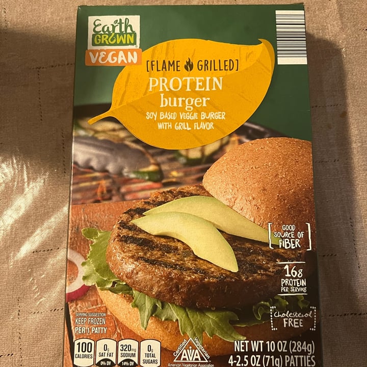 photo of Earth Grown Protein Burger shared by @annettej on  07 Jul 2022 - review