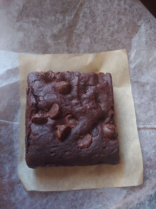 Photo of the dish “Vegan Chocolate Chip Brownie”