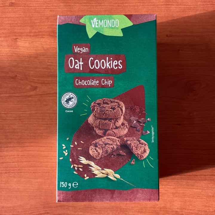 photo of Vemondo  vegan oat cookies chocolate shared by @lillaveg on  07 Dec 2022 - review
