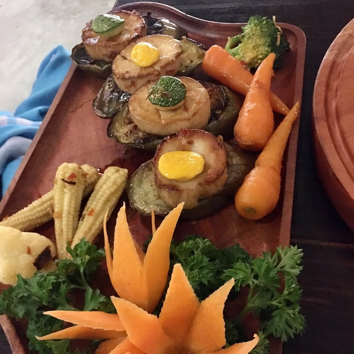 photo of Shamballa Vegetarian, Restaurant Lounge & Cafe Barbecue Mushrooms shared by @sv-amazon on  14 Mar 2021 - review