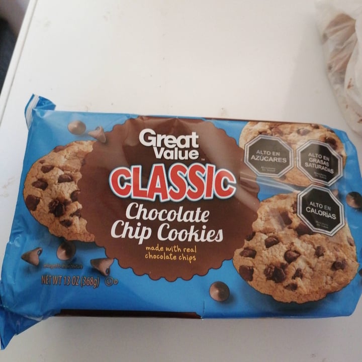 photo of Great Value  Galletas Classic Chocolate Chip shared by @leowolfv on  26 Feb 2021 - review