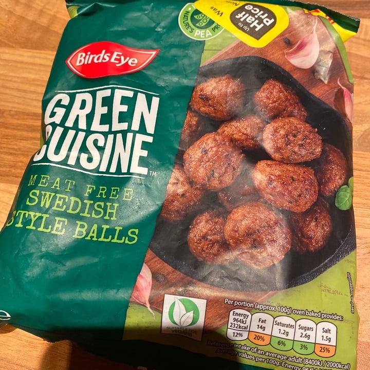 photo of Findus Green Cuisine Meat Free Meatballs shared by @jameshattersley on  08 Feb 2020 - review