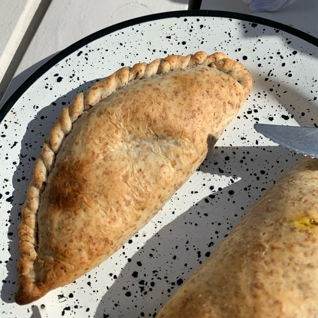 Photo of the dish “empanada de carne vegetal”