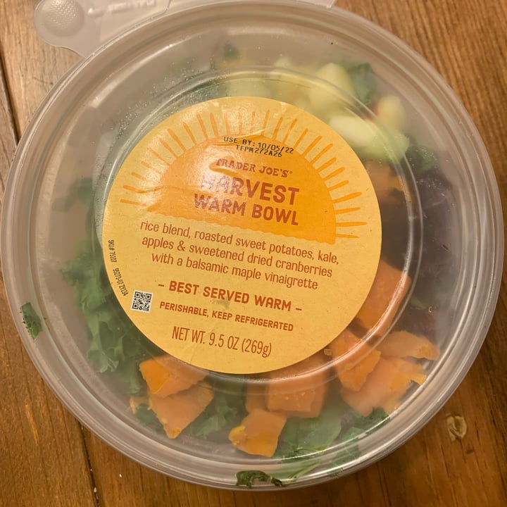 photo of Trader Joe's Harvest Warm Bowl shared by @roserose on  05 Oct 2022 - review