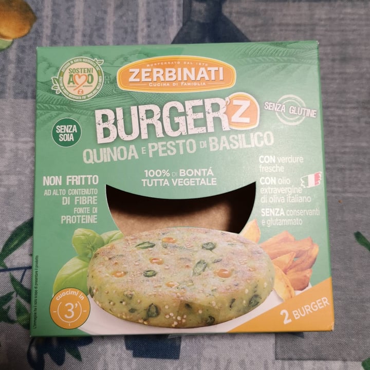 review photo of Zerbinati Burger Quinoa E Pesto Di Basilico shared by @catcat88 on 10 Apr 2022 - review