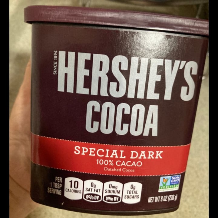 photo of Hershey's cocoa special dark 100% cacao shared by @fulfilling on  22 Mar 2022 - review