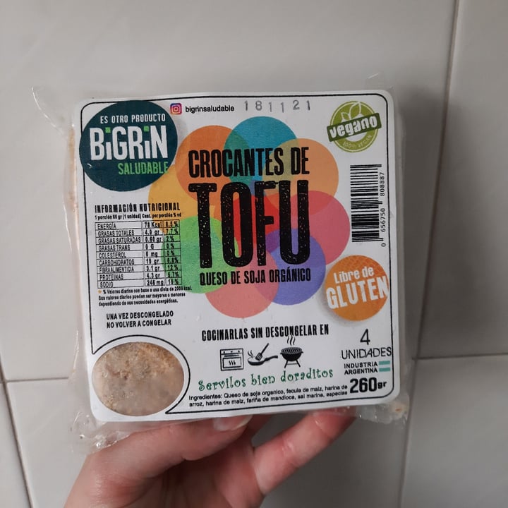 photo of BiGrin Crocante De Tofu shared by @vegaly on  22 Sep 2021 - review
