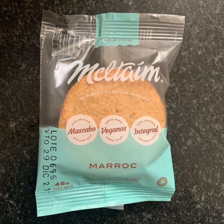 photo of Meltaím Alfajor Marroc shared by @pauu31 on  03 Aug 2021 - review