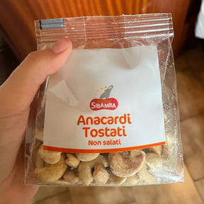 Mister Sibamba Anacardi Tostati Non Salati Reviews