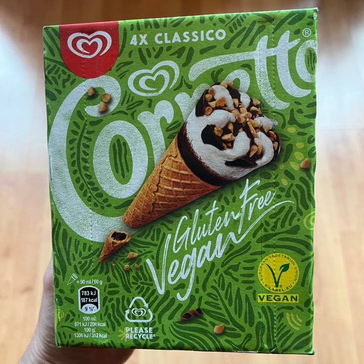 photo of Cornetto 4x Classico Cornetto (Gluten-Free, Vegan) shared by @fraulicia on  30 Oct 2022 - review