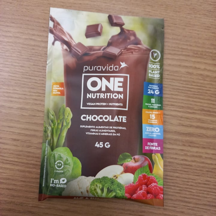 photo of Puravida Proteína One Nutrition Chocolate 450gr shared by @pattyedwige on  14 Oct 2022 - review