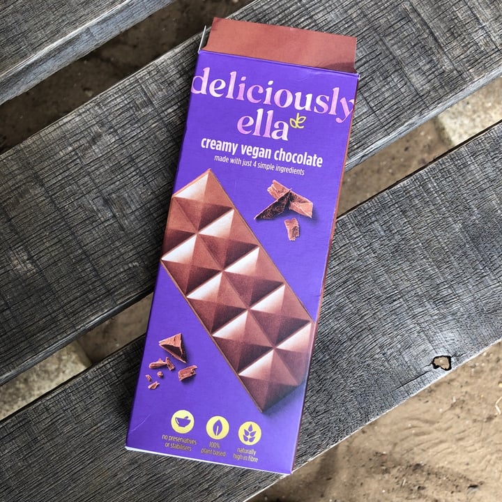 photo of Deliciously Ella Creamy Vegan Chocolate shared by @alicemary on  06 Aug 2022 - review
