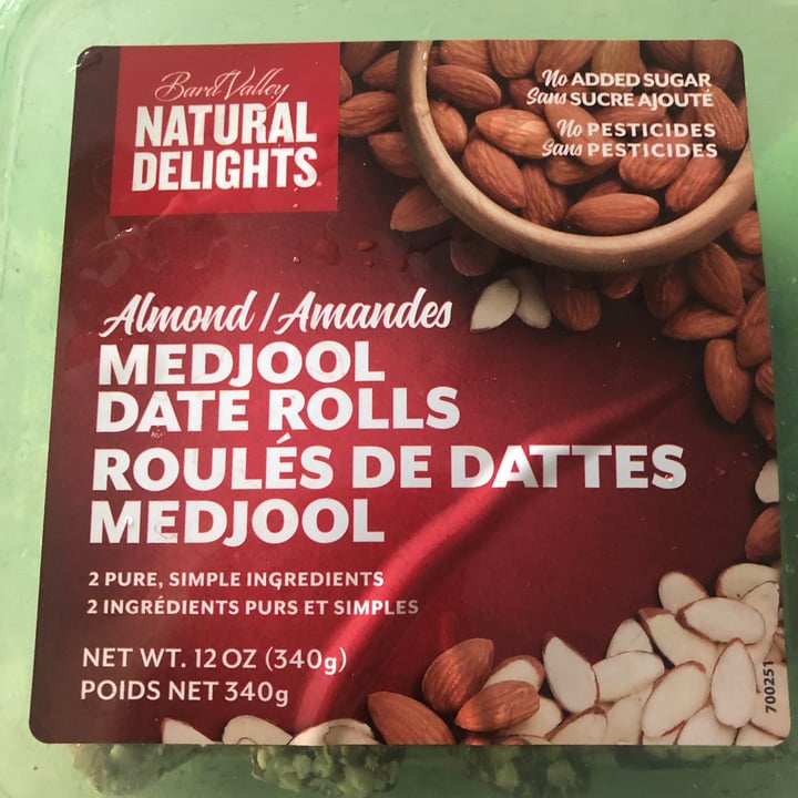 photo of Bard Valley Natural Delights Coconut Medjool Date Rolls shared by @sueprozak on  11 Jan 2022 - review