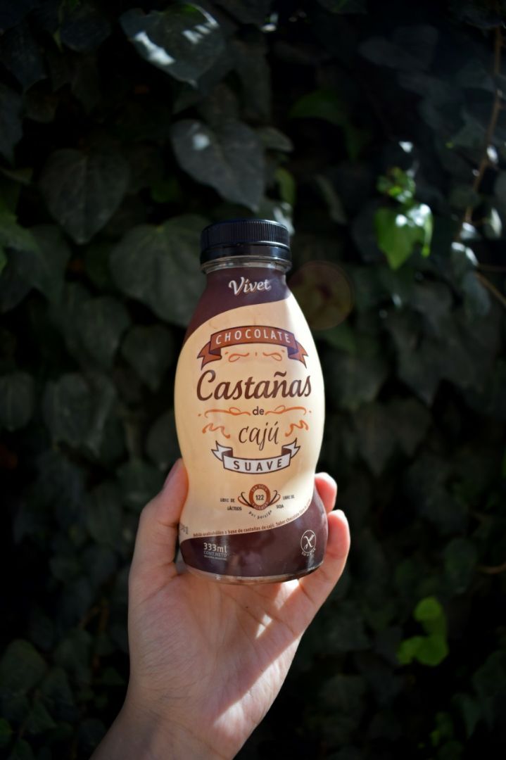 photo of Vívet Leche De Castañas De Cajú Con Chocolate 333ml shared by @carobianchi on  24 Mar 2020 - review