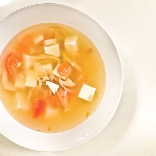 Photo of the dish “Salted Veg with Beancurd Soup”