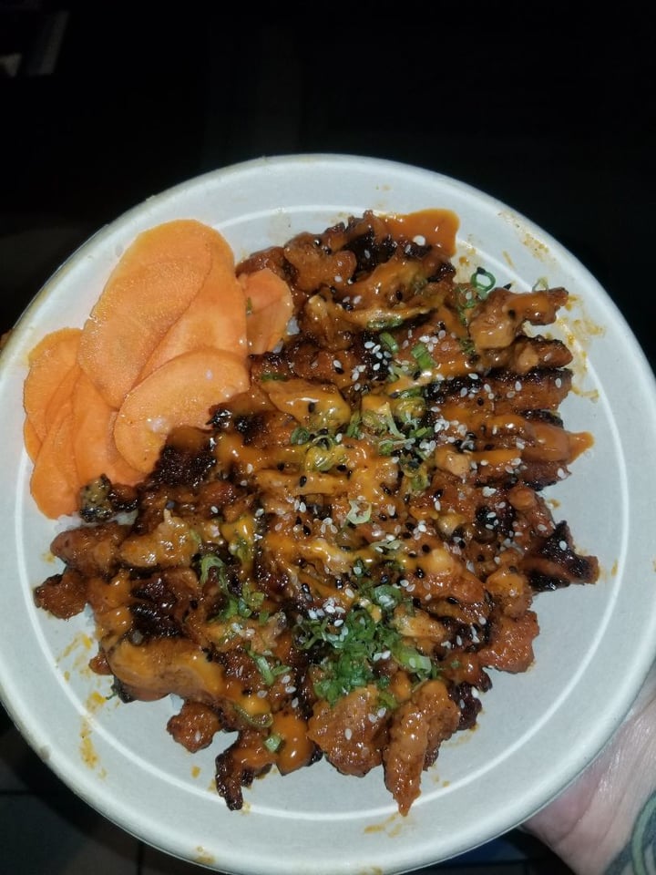 review photo of Naughty Panda BBQ Beef Bowl shared by @soberveganvan on 22 Apr 2020 - review