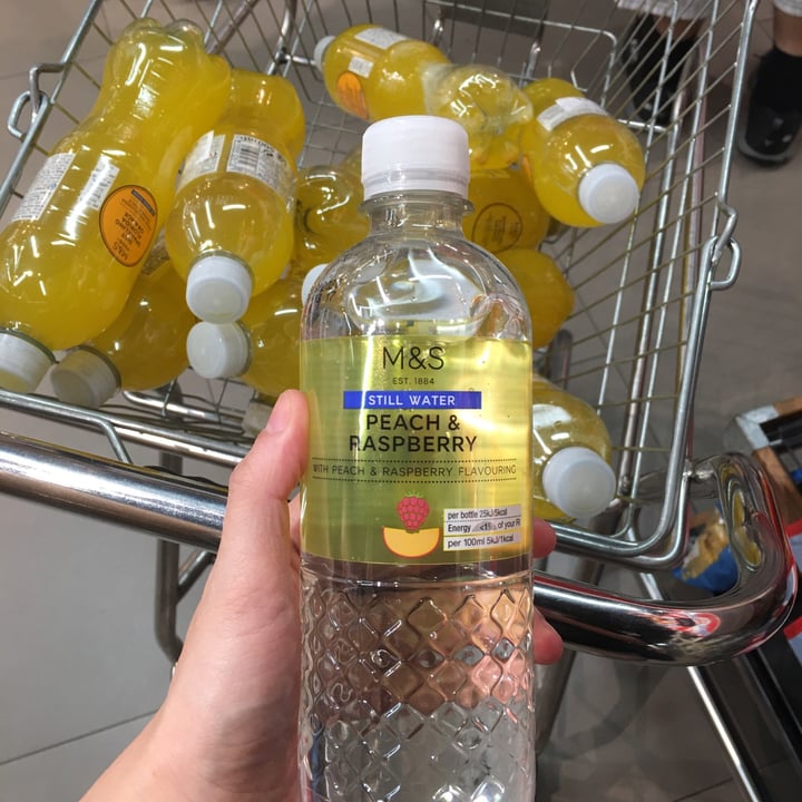 photo of Marks & Spencer Food (M&S) Peach and raspberry still water shared by @austinmom on  22 Jun 2020 - review