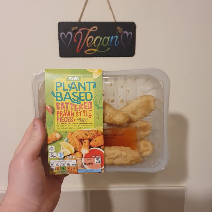 review photo of Asda Plant Based Battered Prawn Style Pieces shared by @mrsanders93 on 12 Apr 2022 - review