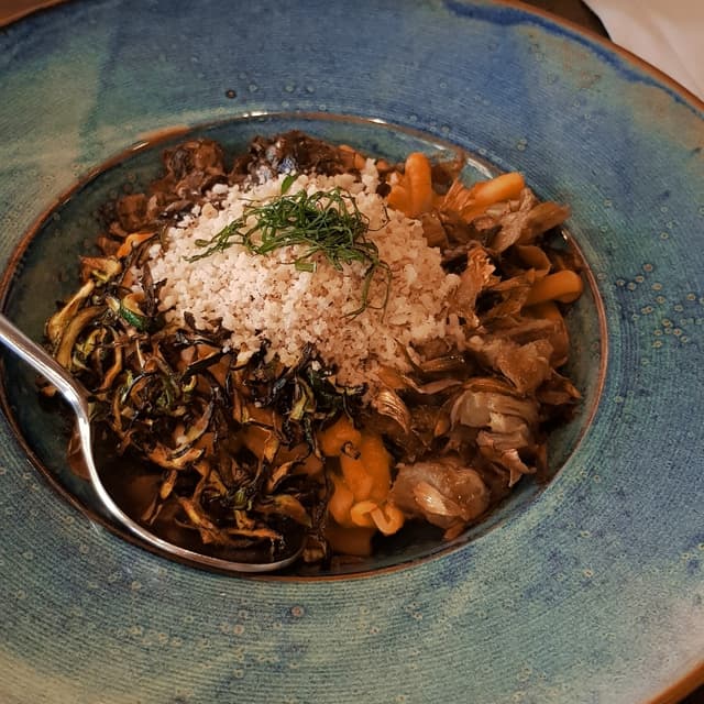 菜肴“Casarecce ai Carciofi”的照片
