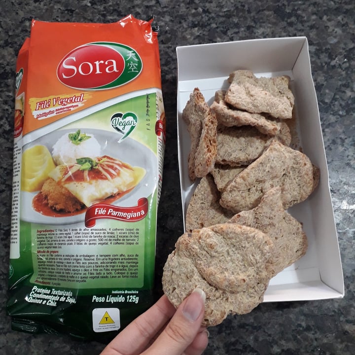 photo of Sora Filé Vegetal - Filé Parmegiana shared by @jessydemoraes on  17 Jul 2021 - review