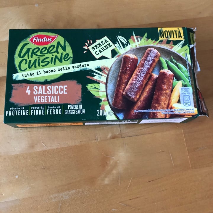 photo of Findus Salsicce vegetali shared by @ambra95 on  02 Sep 2020 - review