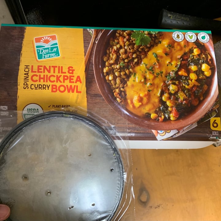 review photo of Don Lee Farms Lentil And Chickpea Spinach Curry Bowl shared by @pandatamzy on 28 Dec 2020 - review